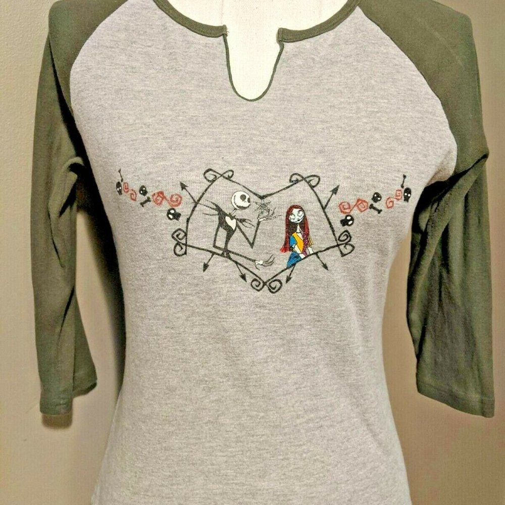 Nightmare Before Christmas Vintage Fitted Shirt